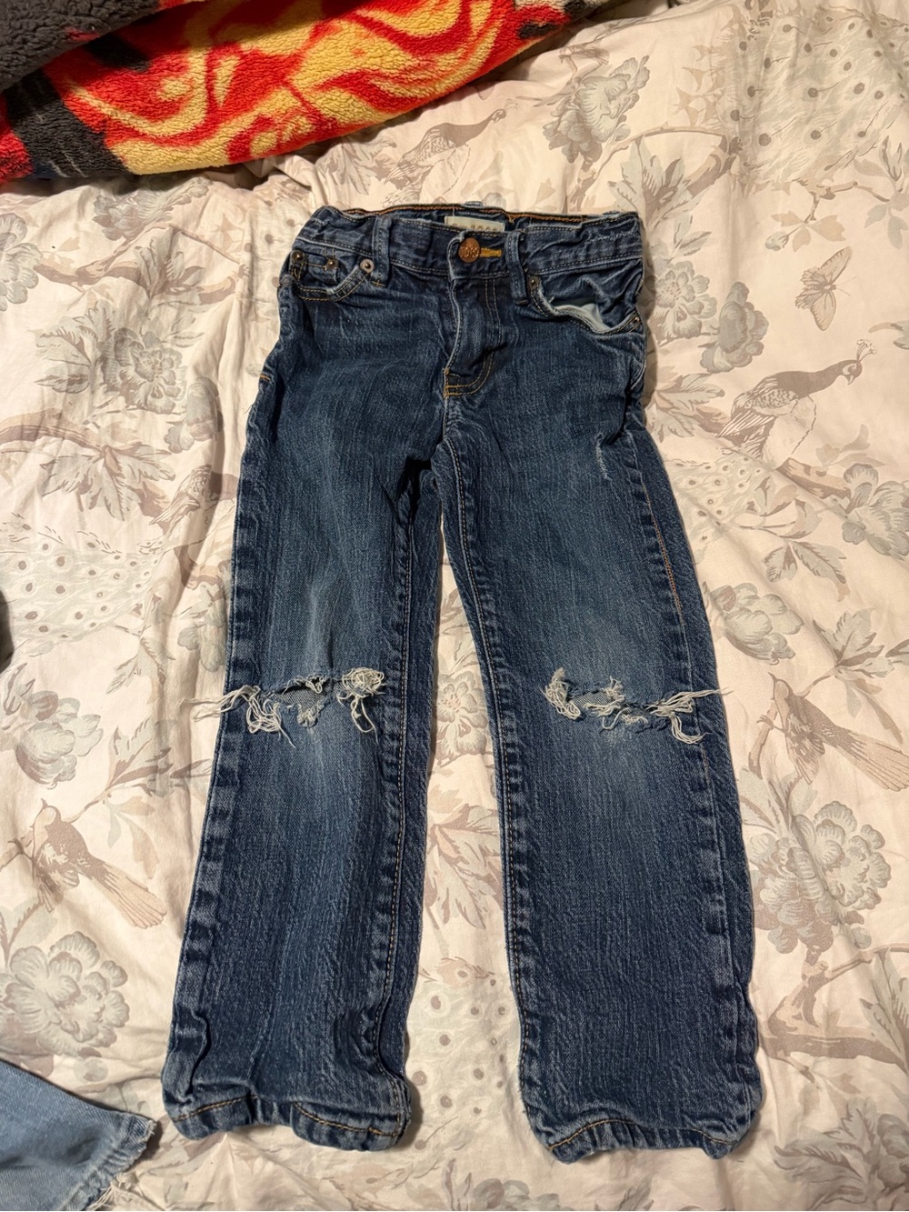 The Children's Place Distressed Dark Blue Kids Jeans